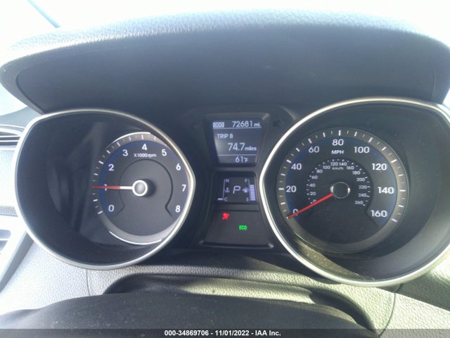 2013 HYUNDAI ELANTRA GT VIN: KMHD35LE4DU102781