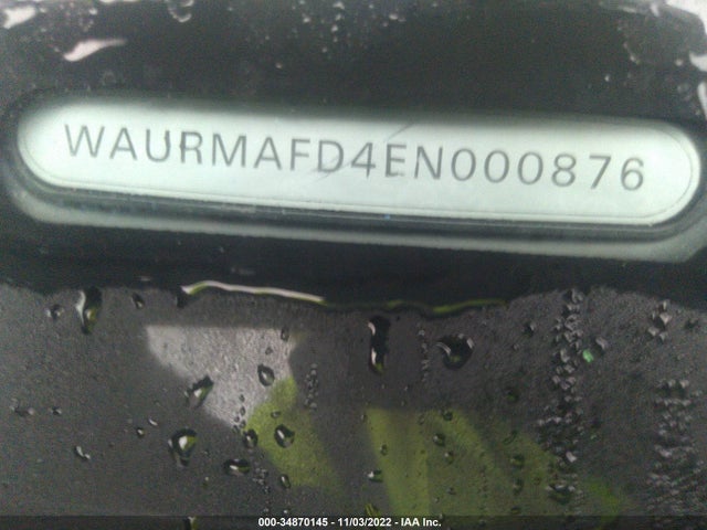 2014 Audi A8, VIN: WAURMAFD4EN000876