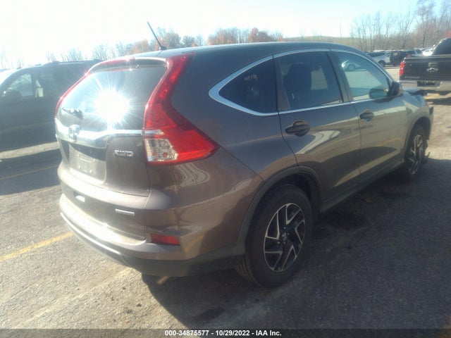 2016 HONDA CR-V SE VIN: 2HKRM4H41GH683088