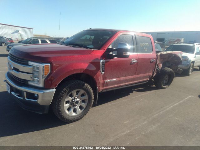 1FT7W2BT1HED02430 Ford Super Duty F-250 Srw Lariat/platinum