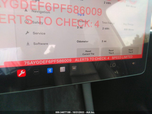 2023 Tesla Model Y, VIN: 7SAYGDEF6PF586009