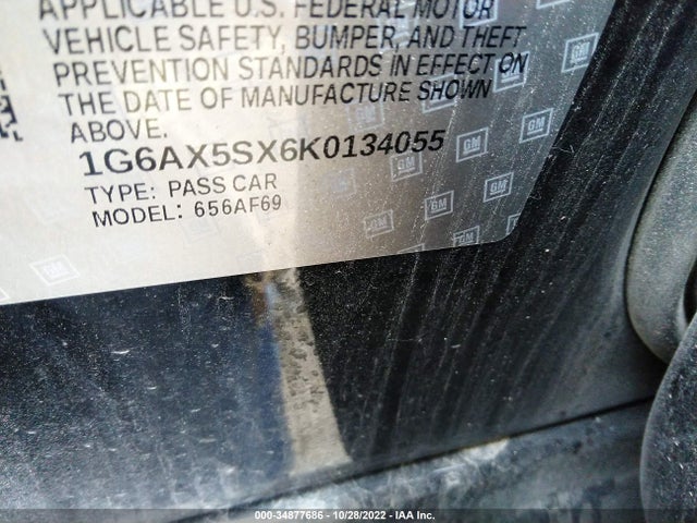 Cadillac CTS SEDAN 2019 1G6AX5SX6K0134055 Image 10