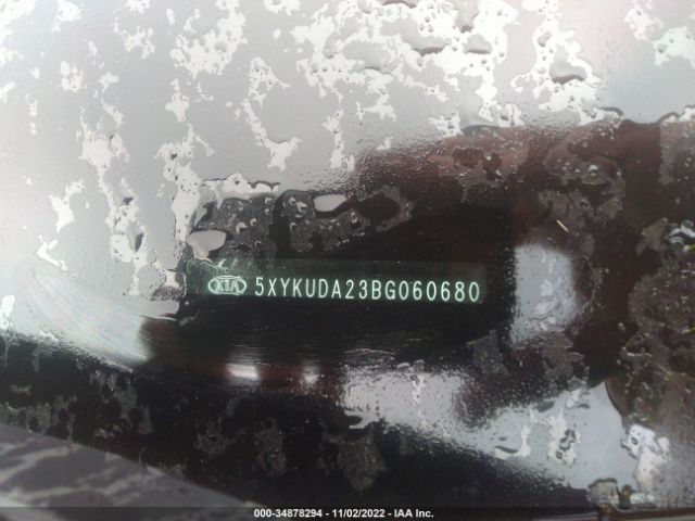 5XYKUDA23BG060680 KIA SORENTO EX