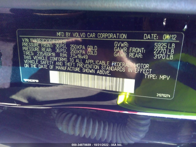 Volvo XC90 2013 YV4952CY3D1633918 Image 10