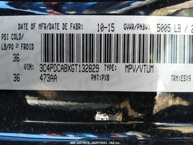 Dodge Journey Canada Value Pkg 2016 3C4PDCABXGT132829 Image 11