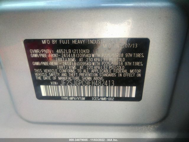 JF2SJGPC9EH482413 Subaru Forester 2.0xt Touring