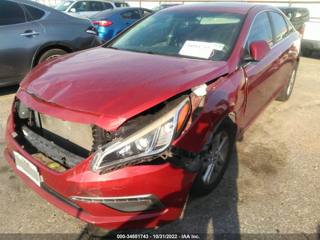 2015 HYUNDAI SONATA 2.4L SE VIN: 5NPE24AFXFH184031