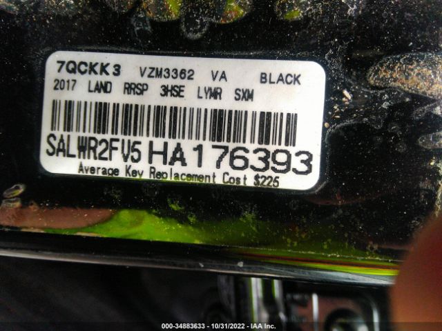 SALWR2FV5HA176393 Land Rover Range Rover Sport Hse