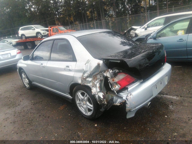 2003 SUBARU IMPREZA SEDAN WRX VIN: JF1GD29633G502332