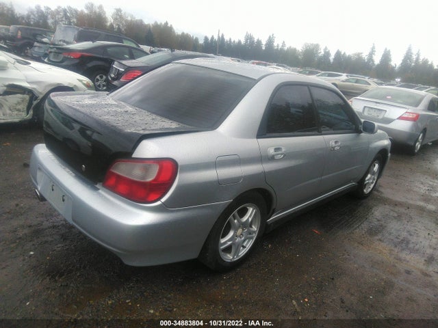 2003 SUBARU IMPREZA SEDAN WRX VIN: JF1GD29633G502332