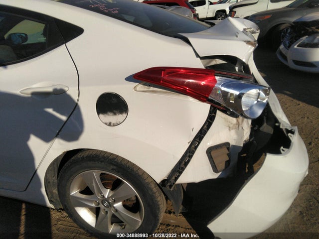 2013 HYUNDAI ELANTRA GLS VIN: 5NPDH4AE6DH424688