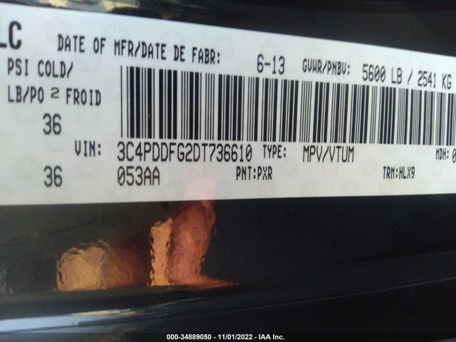 Dodge Journey R/t 2013 3C4PDDFG2DT736610 Image 9