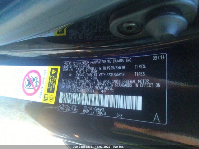 2015 Lexus RX, VIN: 2T2BC1BA1FC005164