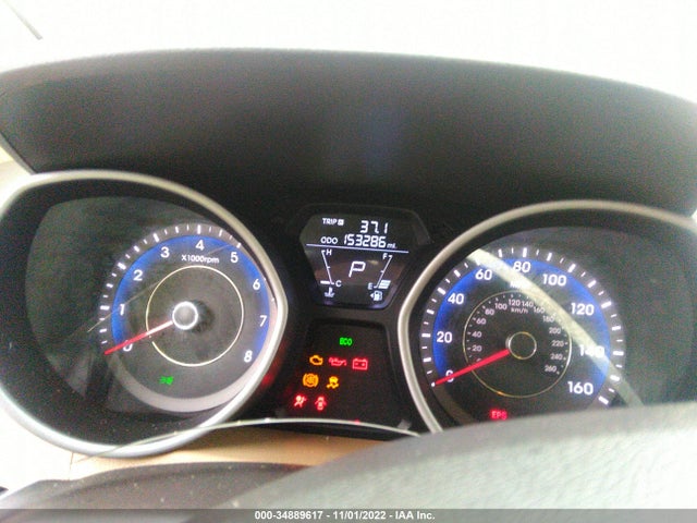 2012 HYUNDAI ELANTRA LIMITED VIN: KMHDH4AE6CU265669