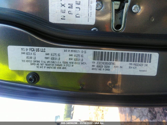 2C3CCAEG8GH287081 Chrysler 300 300c