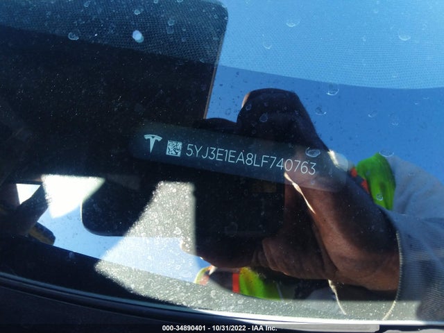 Tesla Model 3 Standard Range 2020 5YJ3E1EA8LF740763 Image 9