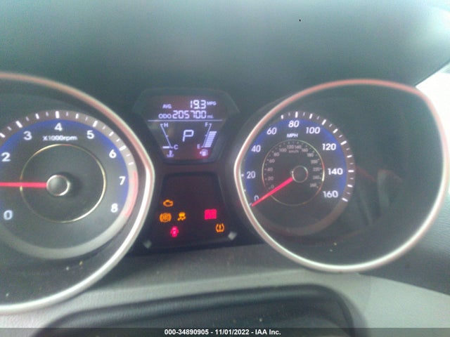 2013 HYUNDAI ELANTRA GLS PZEV VIN: KMHDH4AE6DU656452