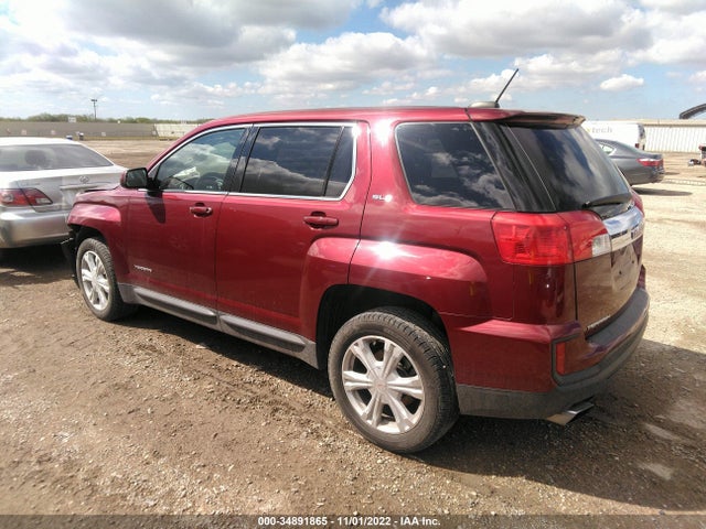 2017 GMC TERRAIN SLE VIN: 2GKALMEK5H6233781