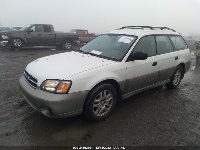 2002 SUBARU LEGACY WAGON OUTBACK VIN: 4S3BH665227666052