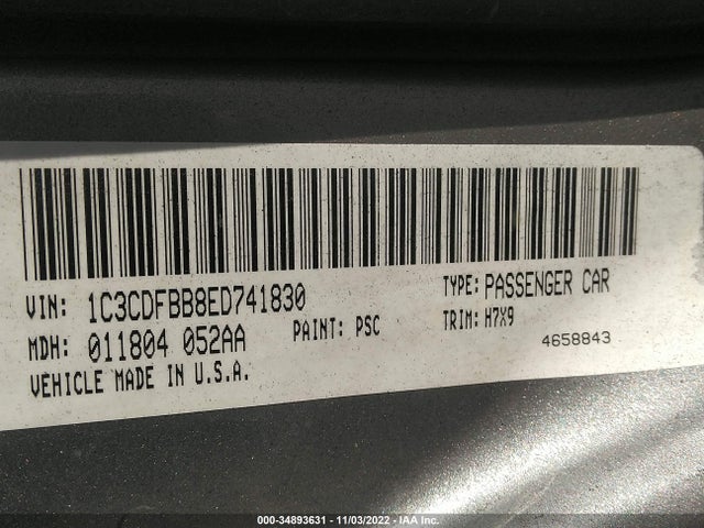 Dodge DART SXT 2014 1C3CDFBB8ED741830 Image 9