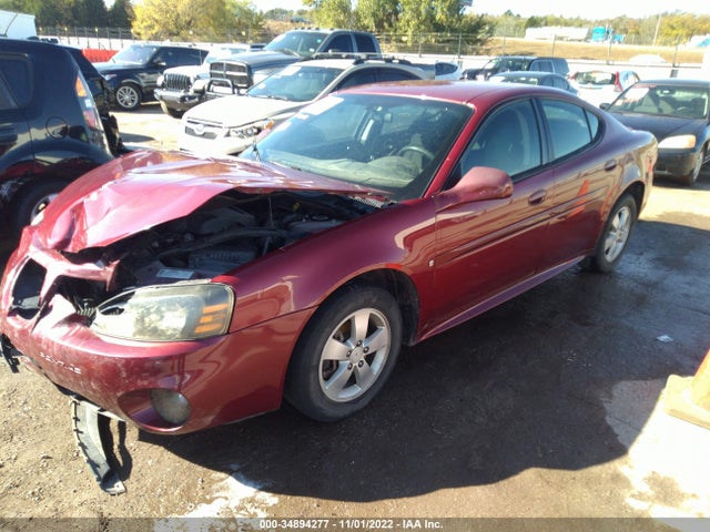 2008 PONTIAC GRAND PRIX VIN: 2G2WP552781129466