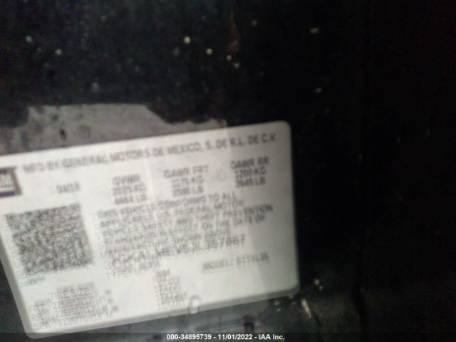 3GKALMEV5JL357867 GMC Terrain Sle