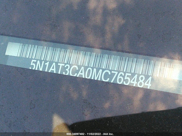 2021 NISSAN ROGUE SL VIN: 5N1AT3CA0MC765484
