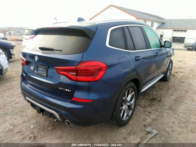 BMW X3 Xdrive30i 2021 аукцион фото