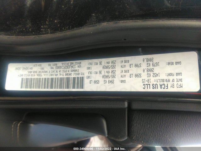 Jeep Grand Cherokee Limited 2015 1C4RJEBG3FC162093 Image 10
