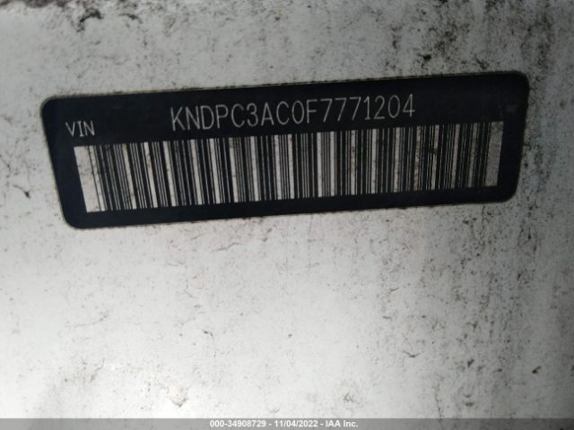 KNDPC3AC0F7771204 KIA Sportage