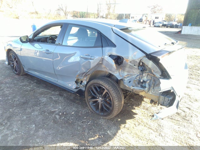 2021 HONDA CIVIC HATCHBACK SPORT VIN: SHHFK7H43MU409619