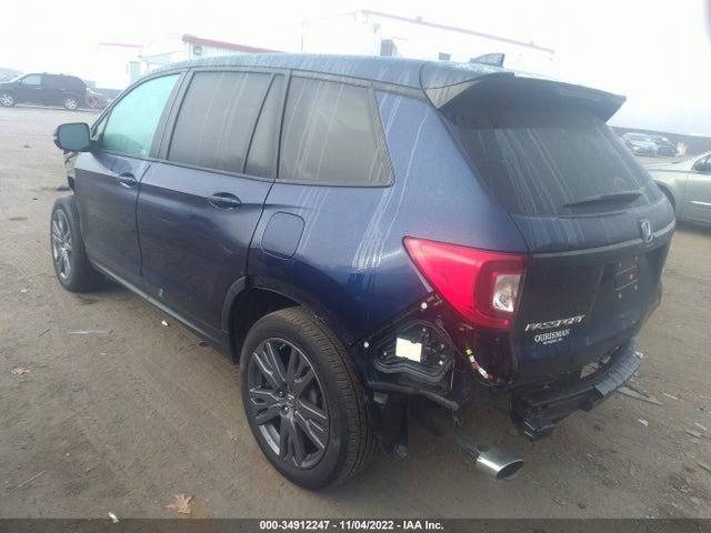 2021 HONDA PASSPORT EX-L VIN: 5FNYF8H5XMB015435