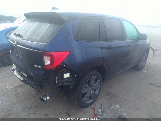 2021 HONDA PASSPORT EX-L VIN: 5FNYF8H5XMB015435