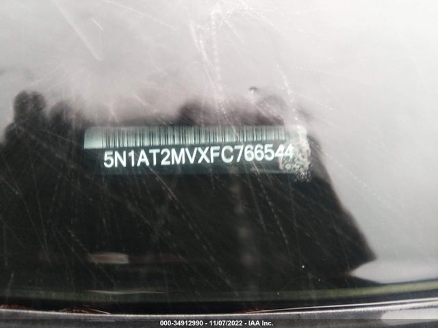 2015 NISSAN ROGUE SL VIN: 5N1AT2MVXFC766544