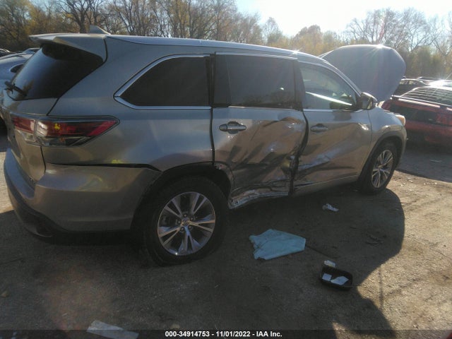 2015 TOYOTA HIGHLANDER XLE VIN: 5TDJKRFH0FS125411