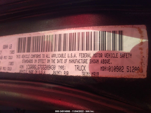 RAM 1500 Lone Star 2016 1C6RR6LG7GS209430 Image 11