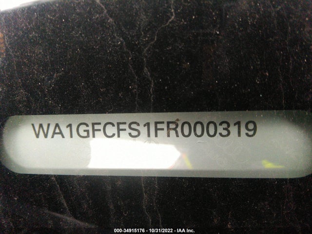 2015 Audi Q3, VIN: WA1GFCFS1FR000319