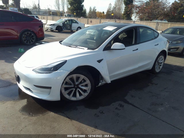 Tesla MODEL 3 2022 5YJ3E1EA5NF248842 Image 2