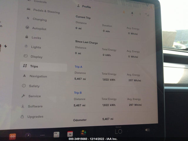 Tesla MODEL 3 2022 5YJ3E1EA5NF248842 Image 8