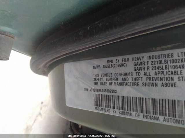 4S3BH625746302983 Subaru Legacy Wagon L