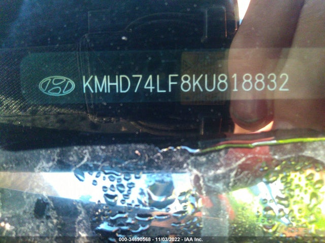 2019 HYUNDAI ELANTRA SE VIN: KMHD74LF8KU818832