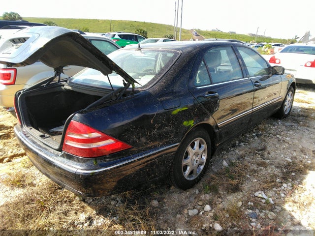2000 MERCEDES-BENZ S CLASS VIN: WDBNG75JXYA081248