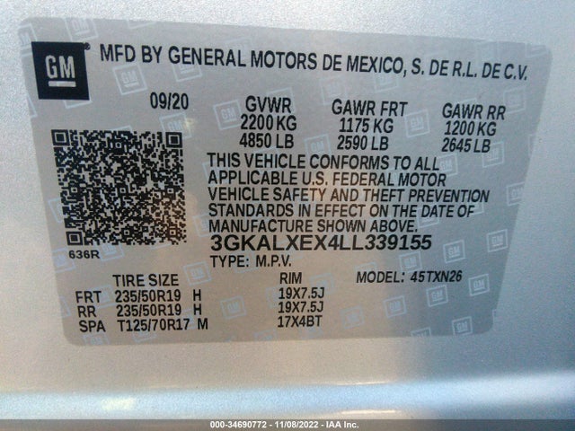GMC Terrain Denali 2020 3GKALXEX4LL339155 Image 9