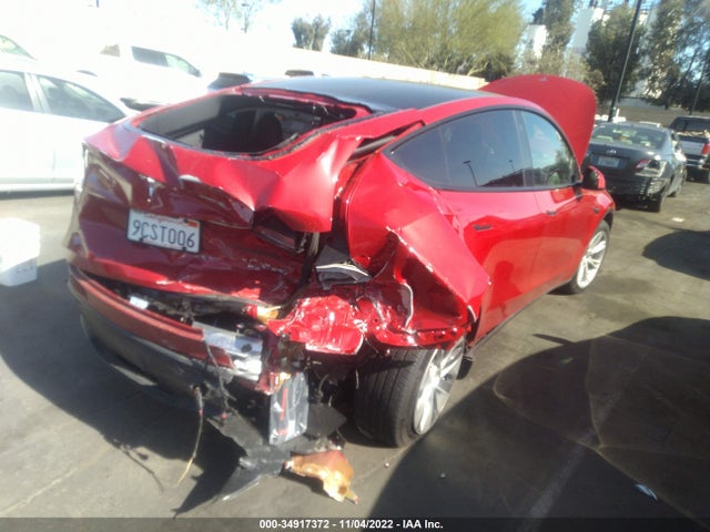 Tesla Model Y Long Range 2022 7SAYGDEE0NF516204 Image 4