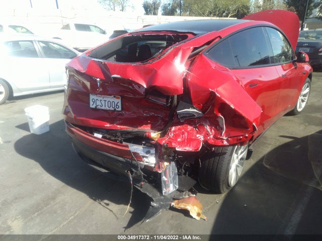 Tesla Model Y Long Range 2022 7SAYGDEE0NF516204 Image 6
