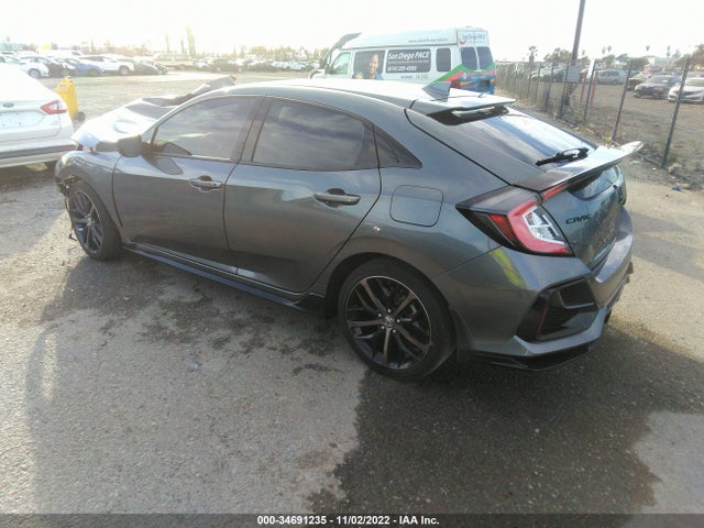 2021 HONDA CIVIC HATCHBACK SPORT VIN: SHHFK7H46MU414538