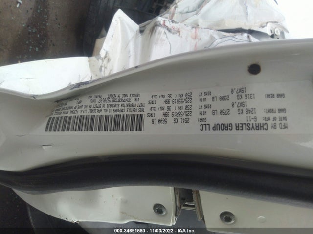 Dodge Journey Crew 2011 3D4PH3FG8BT570107 Image 11