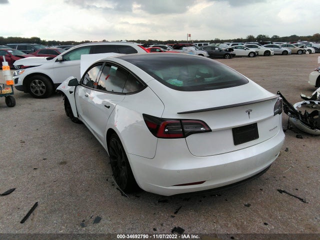 Tesla Model 3 Performance 2022 5YJ3E1EC1NF204399 Image 3