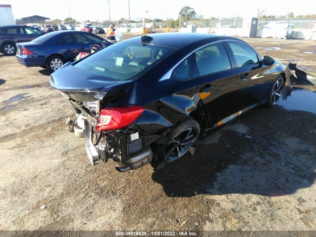 2022 HONDA ACCORD SEDAN SPORT VIN: 1HGCV2F34NA003885