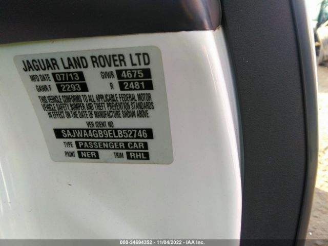 SAJWA4GB9ELB52746 Jaguar XK